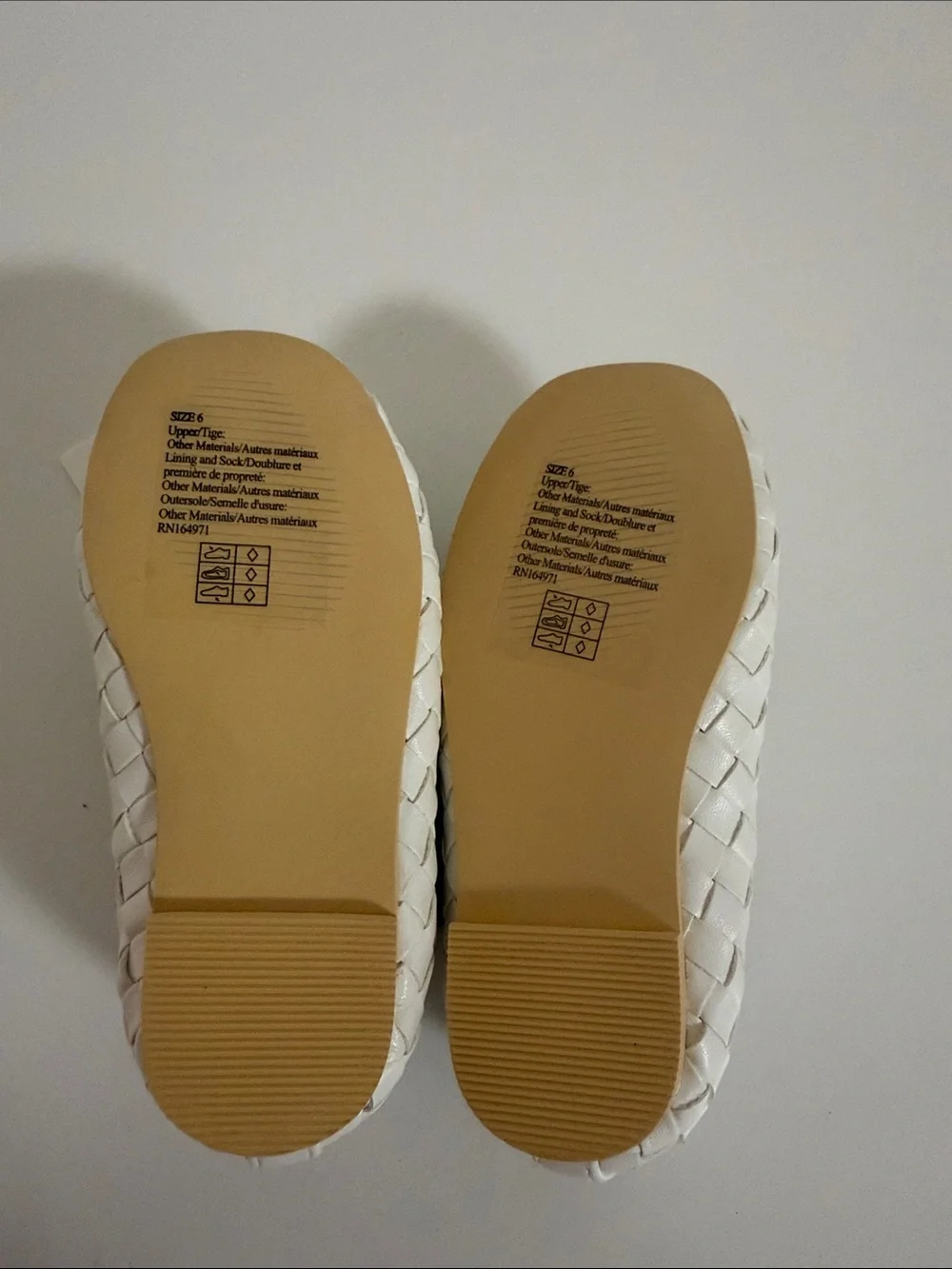 Janie and Jack White Woven Leather Kids Moccasins with Bow